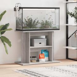 vidaXL Suport pentru acvariu, gri, Sonoma, 80x35x60 cm, lemn stratificat (833581)