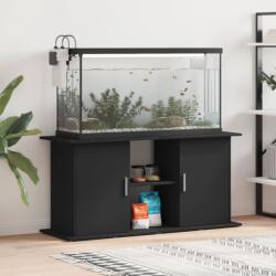 vidaXL Suport pentru acvariu, negru, 121x41x58 cm, lemn prelucrat (833616)
