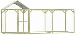vidaXL Coteț pentru păsări, 4, 5 x 1, 5 x 2 m, lemn de pin tratat (278401)