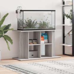 vidaXL Suport acvariu, gri sonoma, 100x40x60 cm, lemn prelucrat (833589)