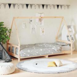 vidaXL Cadru pat pentru copii, 90x200 cm, lemn masiv de pin - kidspaws - 654,60 RON