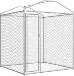 vidaXL Padoc de exterior cu prelată pentru câini, 193x193x225 cm (145026)