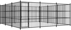 vidaXL Padoc de exterior pentru câini, 450x450x185 cm (170896)