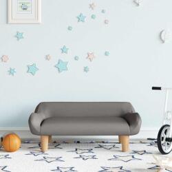 vidaXL Canapea pentru copii, gri taupe, 70x40x24 cm, material textil (3196347)