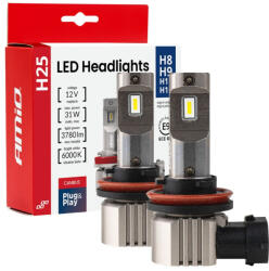 AMiO Set becuri LED seria H25 CANBUS H8 H9 H11 H16 12V 31W AMIO-04713 (AX_04713)