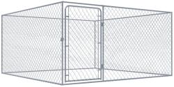 vidaXL Padoc pentru câini de exterior, 2 x 2 x 1 m, oțel galvanizat (170819)