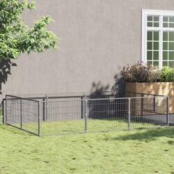 vidaXL Padoc pentru câini, argintiu, 6 m2, oțel - kidspaws - 634,03 RON