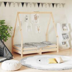 vidaXL Cadru de pat pentru copii, 70x140 cm, lemn masiv de pin (834486)