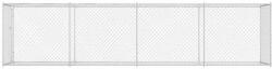 vidaXL Padoc pentru câini de exterior, 760x192x185 cm (145030)