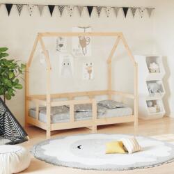 vidaXL Cadru de pat pentru copii, 70x140 cm, lemn masiv de pin - kidspaws - 586,84 RON