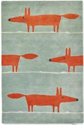 Scion Living gyapjú szőnyeg Mr Fox mint-poppy 025313 - 120 x 180 cm
