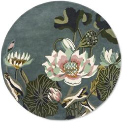 Wedgwood gyapjú körszőnyeg Waterlily round midnight pond038608 - Ø 150 cm
