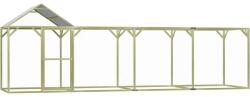 vidaXL Coteț pentru păsări, 6 x 1, 5 x 2 m, lemn de pin tratat (278402)