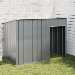 vidaXL Cușcă câine cu acoperiș antracit 153x91x110 cm oțel galvanizat (172572)