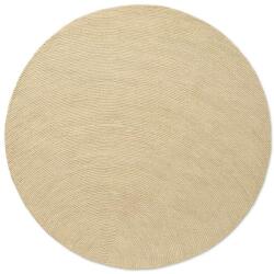Brink & Campman gyapjú körszőnyeg Decor Echo round sand 089701 - 250 x 350 cm