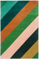 Harlequin gyapjú szőnyeg Sherbet Stripe emerald amber 144417 - 140 x 200 cm