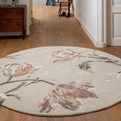 Laura Ashley kevert körszőnyeg Gosford Round Natural/Sage Green 081307 - Ø 200 cm