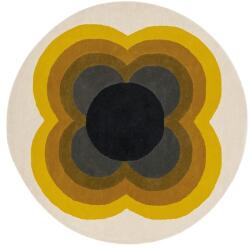 Orla Kiely gyapjú körszőnyeg sunflower yellow 060006 - o-200 cm