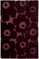 Marimekko gyapjú szőnyeg unikko burgundy 132200 - 200 x 300 cm