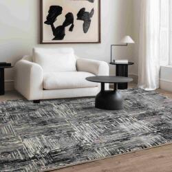 Asiatic műszálas modern szőnyeg kuza portrait grey ku31 - 160 x 230 cm