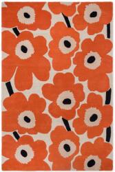 Marimekko gyapjú szőnyeg unikko orange red 132403 - 140 x 200 cm