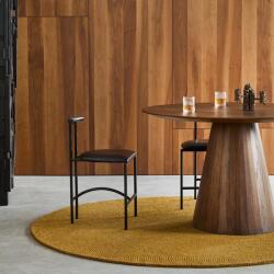 Brink & Campman gyapjú körszőnyeg Decor Echo round ochre 089706 - 140 x 200 cm