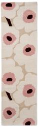 Marimekko gyapjú szőnyeg unikko beige-pink 132402 - 70 x 245 cm