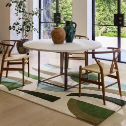 Harlequin gyapjú szőnyeg Torillo emerald azul 143907 - 250 x 350 cm