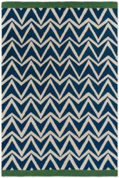 Scion Living kültéri műszálas szőnyeg dhurrie blue 426318 - 160 x 230 cm