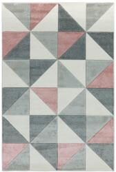 Asiatic műszálas szőnyeg sketch cubic pink sk05 - 80 x 150 cm