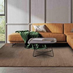 Asiatic műszálas modern szőnyeg kuza plain stripe terracotta ku19 - 200 x 290 cm
