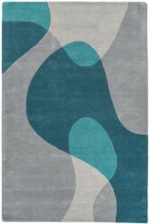 Asiatic gyapjú szőnyeg matrix arc teal 57 - 200 x 300 cm
