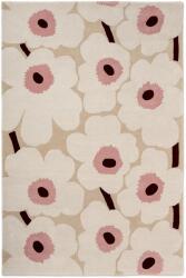 Marimekko gyapjú szőnyeg unikko beige-pink 132402 - 250 x 350 cm