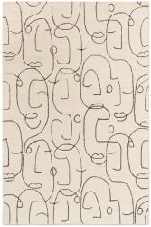 Scion Living gyapjú szőnyeg epsilon charcoal 023801 - 200 x 280 cm