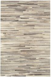 Asiatic bőr szőnyeg gaucho light grey stripe - 160 x 230 cm
