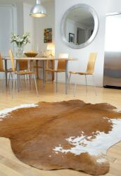 Asiatic bőr szőnyeg rodeo brown white - 180 x 240 cm
