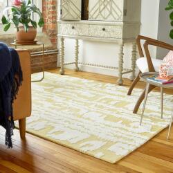 Florence Broadhurst gyapjú szőnyeg Waterwave Stripe Citron 039906 - 200 x 280 cm
