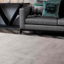 Asiatic műszálas modern szőnyeg kuza plain stripe silver ku22 - 80 x 150 cm