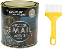 Breckner Germany Vopsea email anticoroziva 3 în 1 pentru metal, alb boreal, 750 g, Breckner Germany (BK00211)
