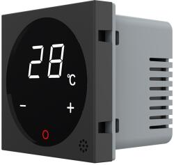 LIVOLO Modul termostat touch Livolo negru pentru sisteme de incalzire electrica (C7-VL-FCQ1-2BPS72)