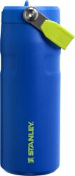 STANLEY Sticlă termică cu pai IceFlow Cobalt Chartreuse 470 ml (10-12110-0209)