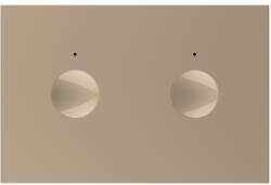 LIVOLO Intrerupator dublu touch Livolo standard Italian, auriu, serie noua (C9-VL-FC2-3AP)