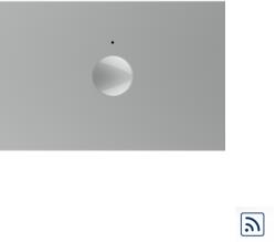 LIVOLO Intrerupator simplu wireless cu touch Livolo gri, standard italian (C9-VL-FC1R-3IP)