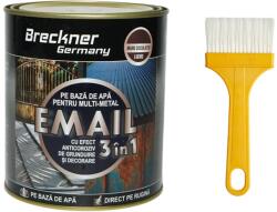 Breckner Germany Vopsea email anticoroziva 3 în 1 maro ciocolatiu lucios 750g Breckner (BK00296)