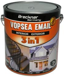 Breckner Germany Vopsea email anticoroziva 3 în 1 gri 3.5L, direct pe rugina, Breckner (BK89048)