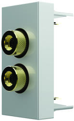 LIVOLO Priza audio Livolo gri pentru redare sunet, montaj în rama din sticla (VL-FCSD-1IP)