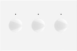 LIVOLO Intrerupator triplu touch Livolo alb, standard italian, serie noua (C9-VL-FC3-3WP)
