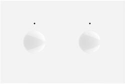 LIVOLO Intrerupator dublu touch Livolo alb, standard italian, serie noua (C9-VL-FC2-3WP)