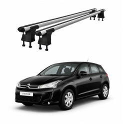  Bare transversale aluminiu pentru Citroen C4 2004-2010, puncte fixe (280526-3)