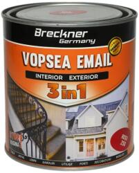 Breckner Germany Vopsea email anticoroziva 3 in 1 rosu 250, 1L, Breckner Germany (BK89010)